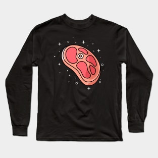 Meat with sparkling stars Long Sleeve T-Shirt